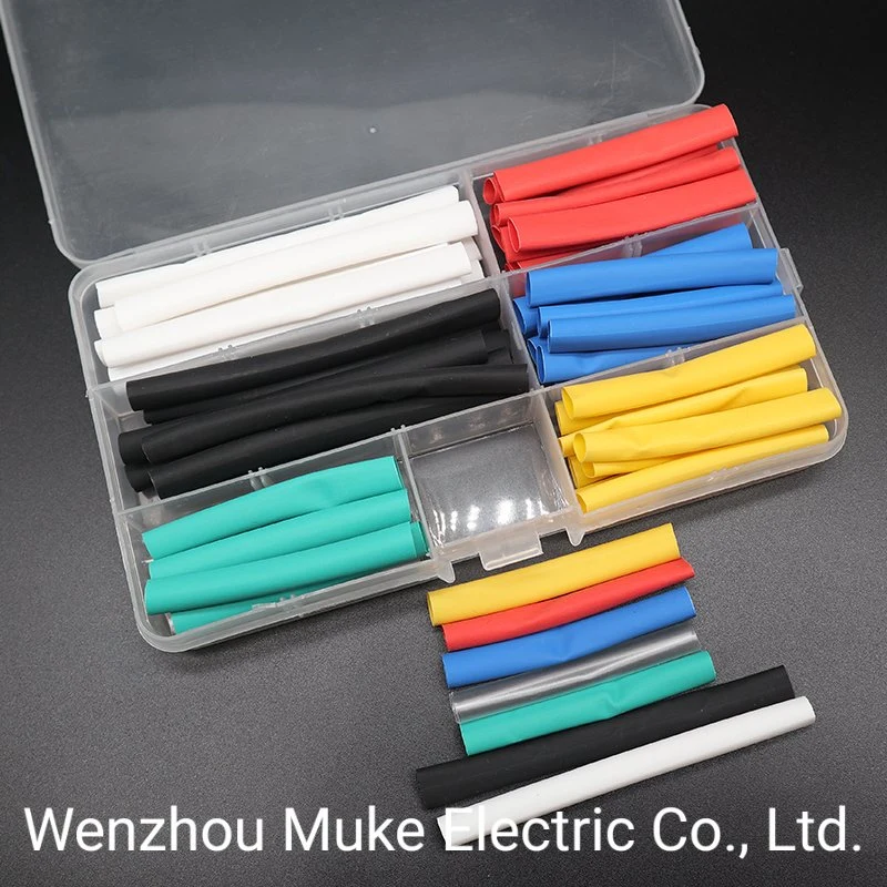 Wärmeschrumpfschlauch Isolierung Schrumpfschlauch Sortiment Elektronische Polyolefin Verhältnis 2: 1 Wrap Wire Kabelmuffe Kit