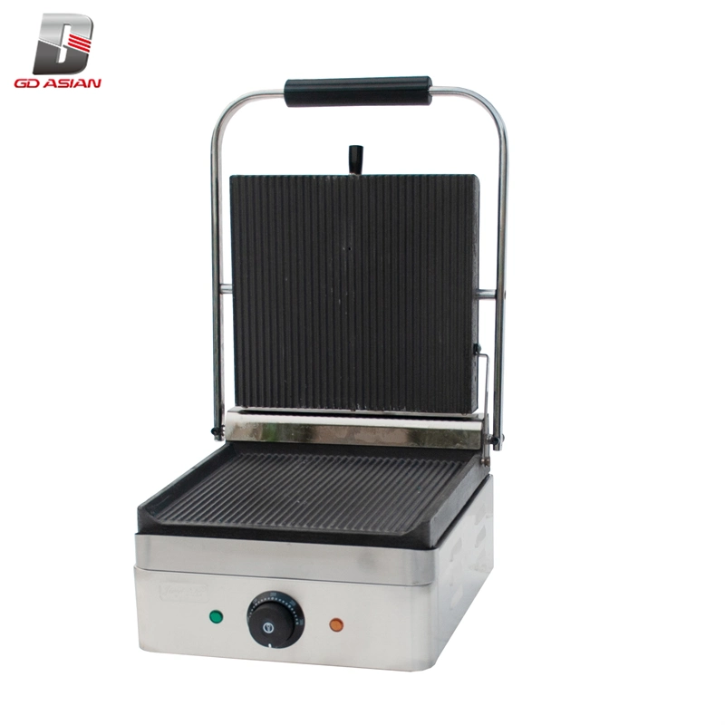 Single Plate Commercial Countertop Electric Contact Grill