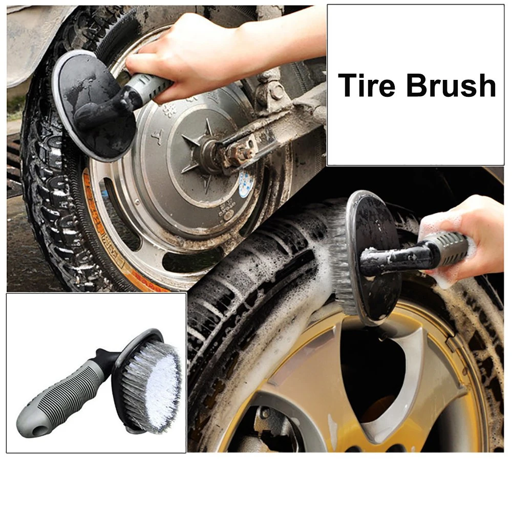 Carro Roda Curva Pneu Scrubber Brusher Limpador de lavagem a Ferramenta de Limpeza Wbb13049