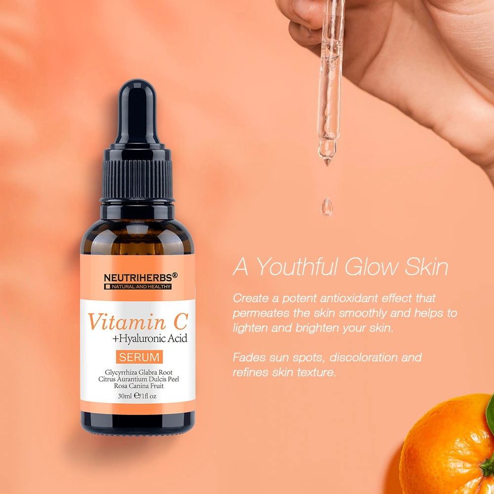 Private Label Hyaluronsäure Essence Whitening Beste Gesicht Hautpflege 20% Vitamin C Serum