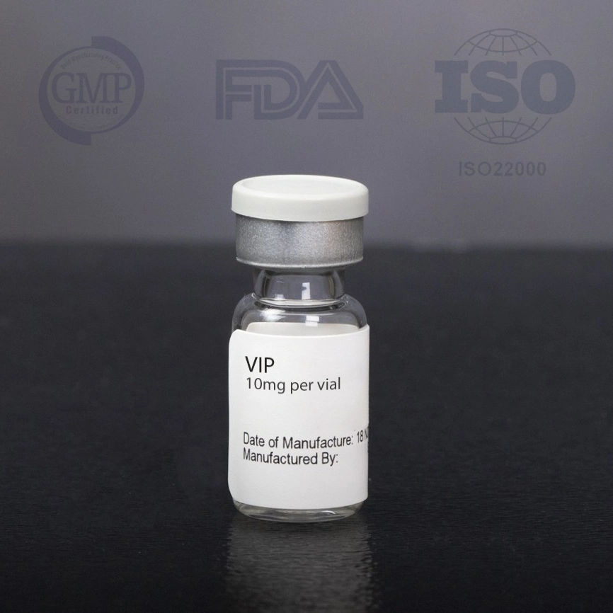 High Quality Vasoactive Intestinal Peptide/VIP CAS 40077-57-4 6mg Vials in Stock