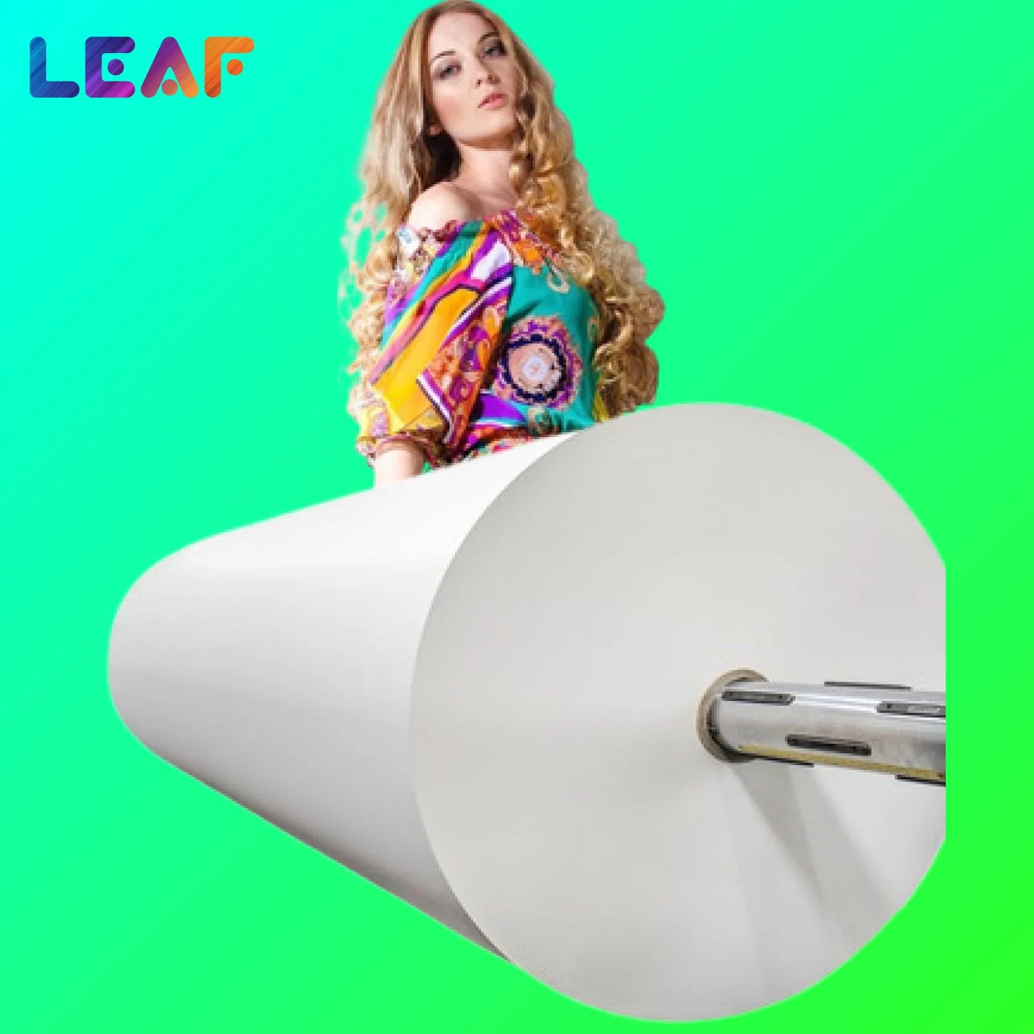 Leaf 70/80g/90g/100g Sublimation heat transfer paper for polyester fabric printing