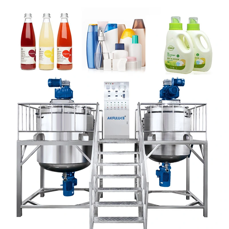 Jabón líquido máquina de fabricación de productos químicos Equipo de producción líquido pequeño Jabón que hace la máquina Precio
