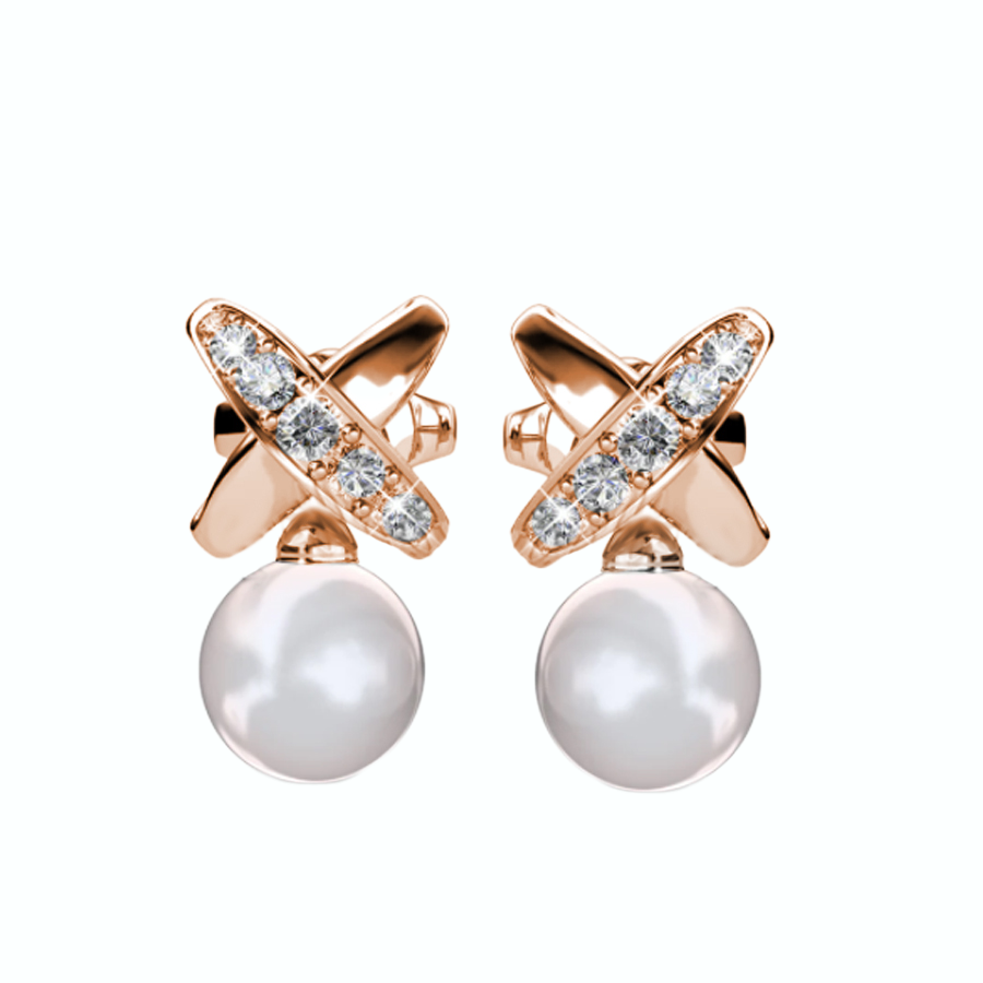 Pearl Symmetry Earrings - Perfect Gift for Women