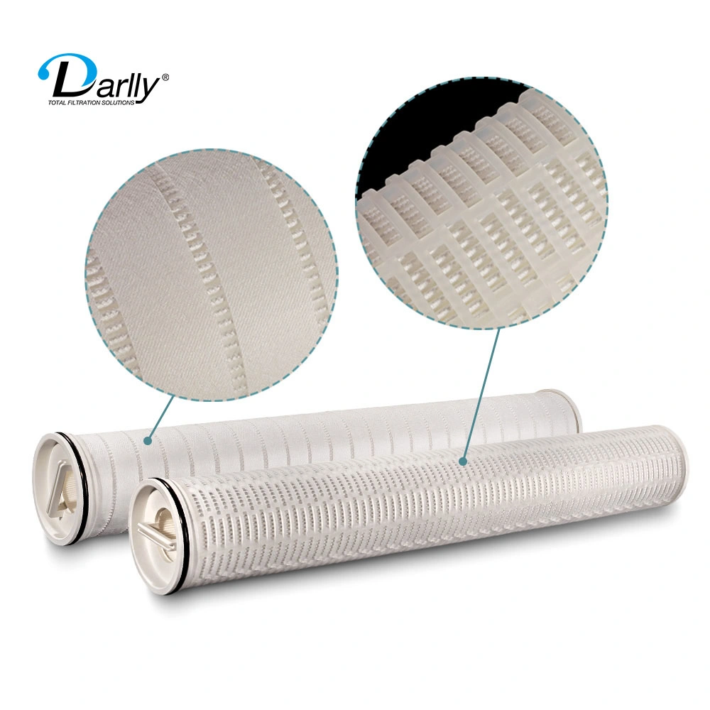 Darlly Hf High Flow PP Pleated Water Filters Replacement Filter Cartridges for Ultipleat High Flow Filters Sea Water Filtration