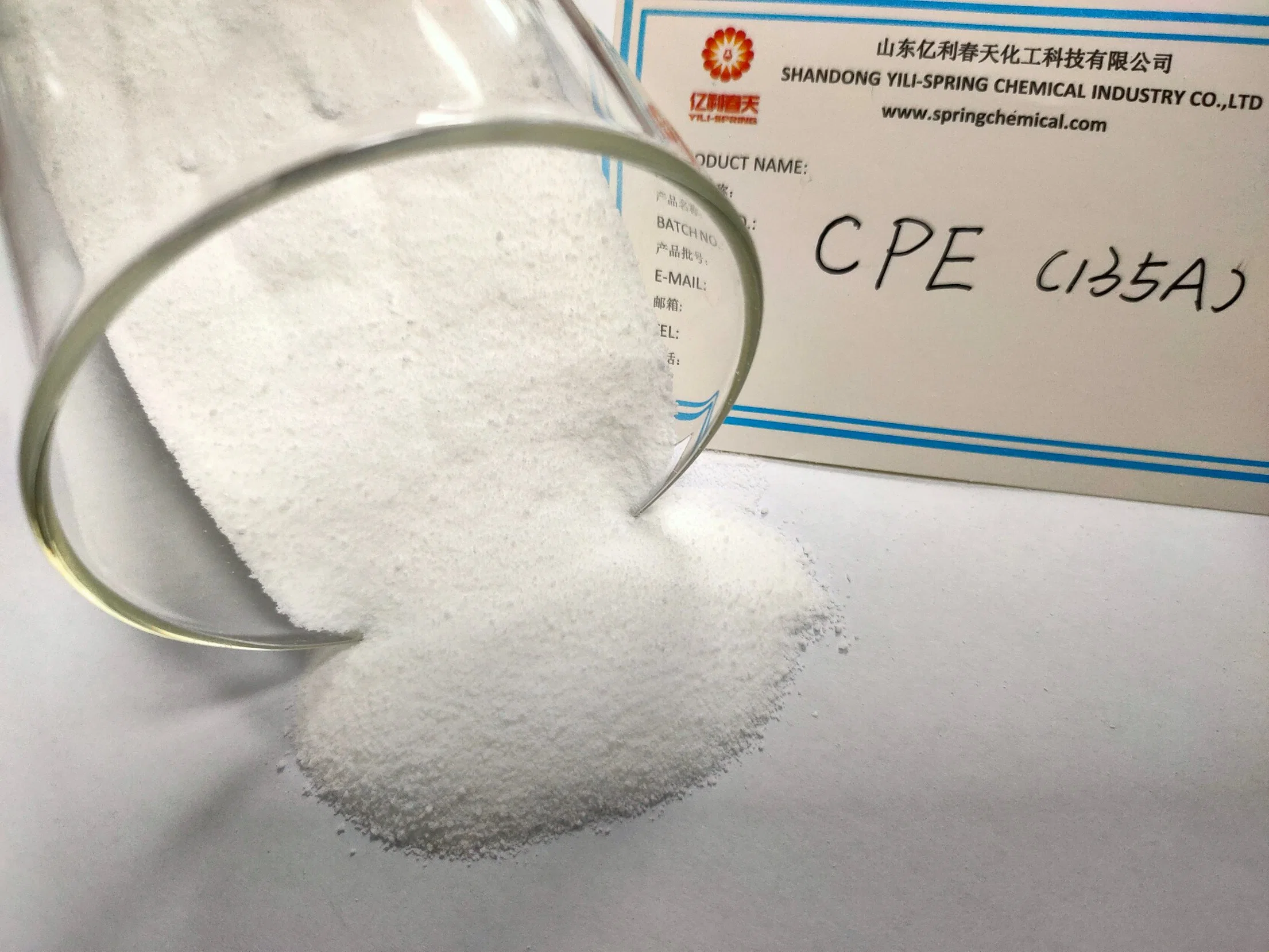 Good Anti Combustion Chlorinated Polyethylene CPE 135A for PVC Profile