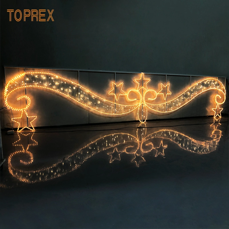 Toprex 2D Large Outdoor Trendy IP65 Personalized Holiday Festival Christmas Motifs Light with Mini LED