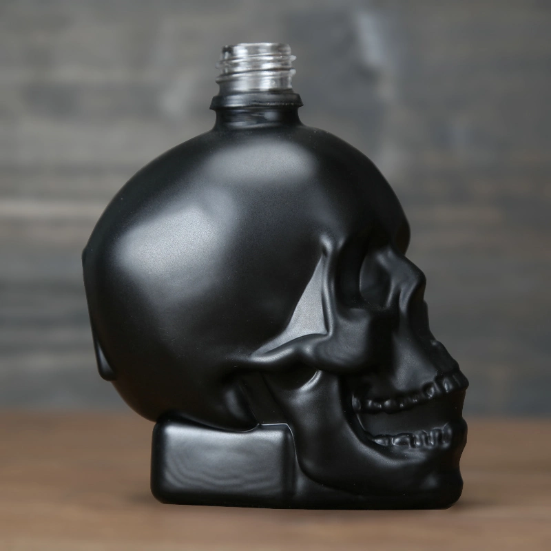 30ml Skull Glass Dropper Bottle Liquid Dropper Bottle Perfume Oil Bottle with Nipple