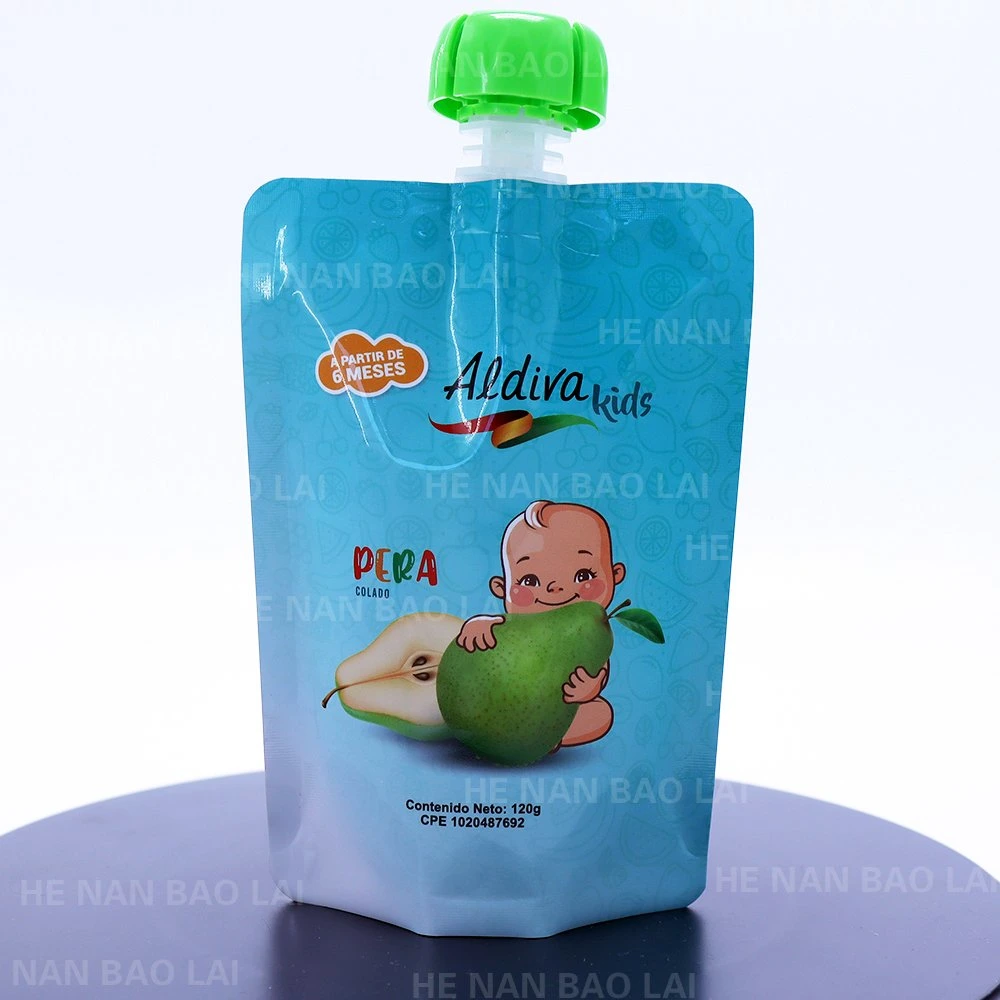 Bl de l'emballage de l'humidité la preuve l'emballage alimentaire avec bec verseur 330ml Eau de source naturelle de l'emballage sac Ziplock Stand Up Nutrition sacs de lait en poudre