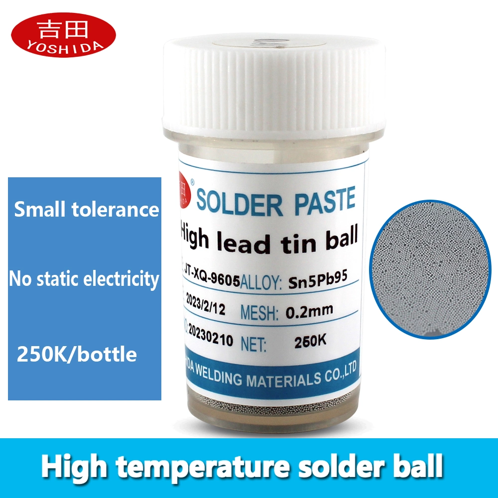 BGA High Temperature Soldering with Lead Tin Ball Sn5pb95 Ball Diameter 0.20mm