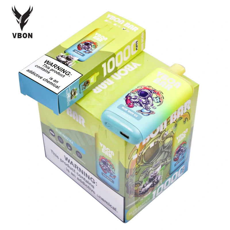 Vbon 10000 10K Puffs vapes 20ml Disposable/Chargeable Vape with Mesh Coil Rechargeable Battery