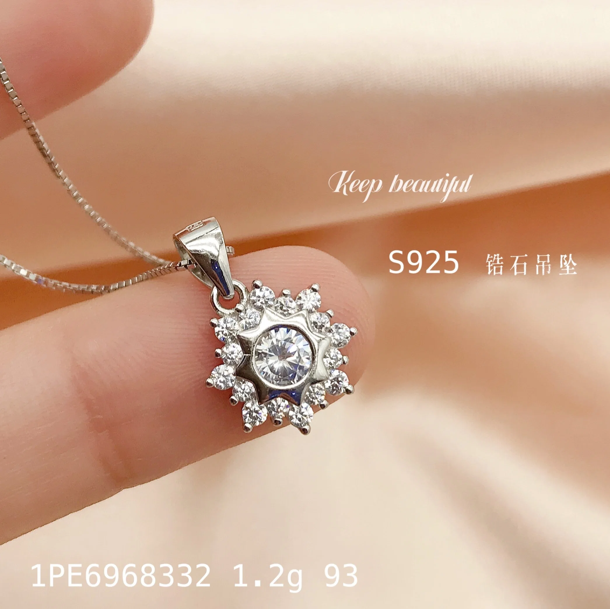 925 Streling Silver Wholesale/Supplier Jewellery Beatiful Bestselling Pendant New Arrival Top Quality Women Accessories Custom Jewelry Delicate Pendant