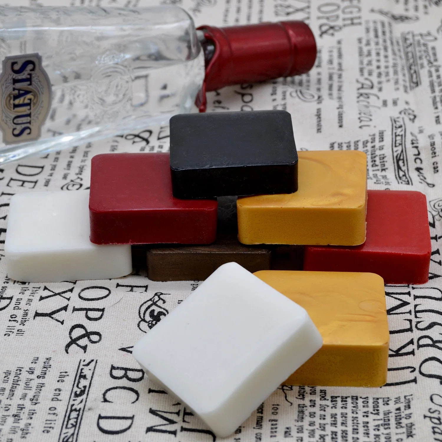 Various Color Hand Dipping Wine Bottle Sealing Wax Blocks