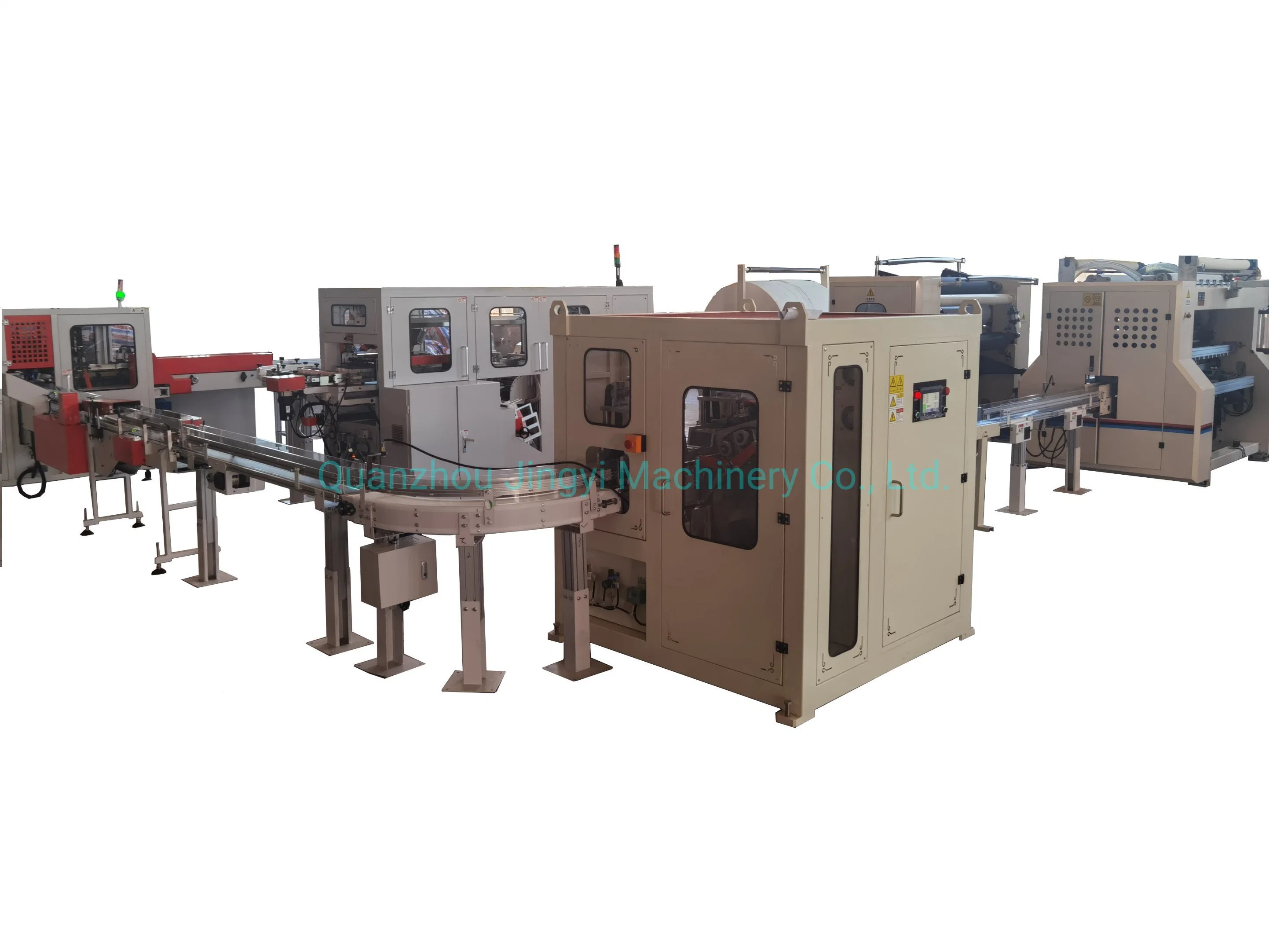 7 Lines Fully Automatic Facial Tissue Machine with Auto Packing Machine