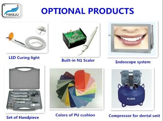 New Design Economic Dental Chair with Operation Lamp (Kj-917)