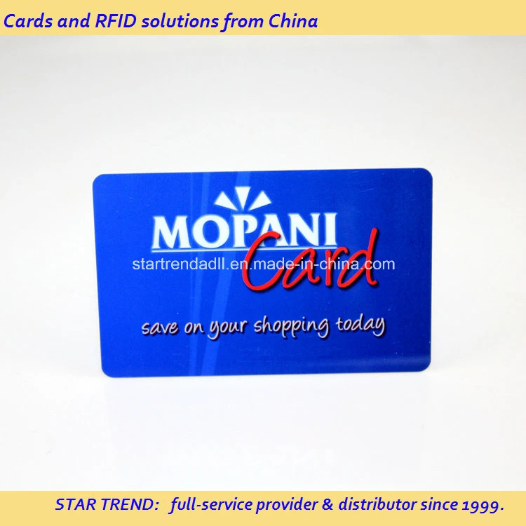 Printed ISO Hico Magnetic Stripe Card for Shopping Card