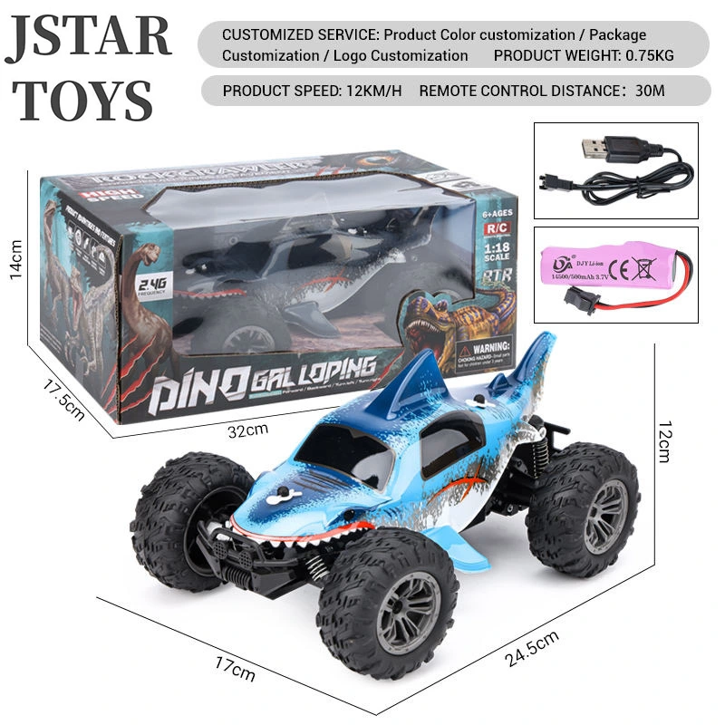 Controle de rádio de 2,4Ghz brinquedos RC Drift carros 1/18 RC Tubarão automóvel a alta velocidade veículo fora de estrada