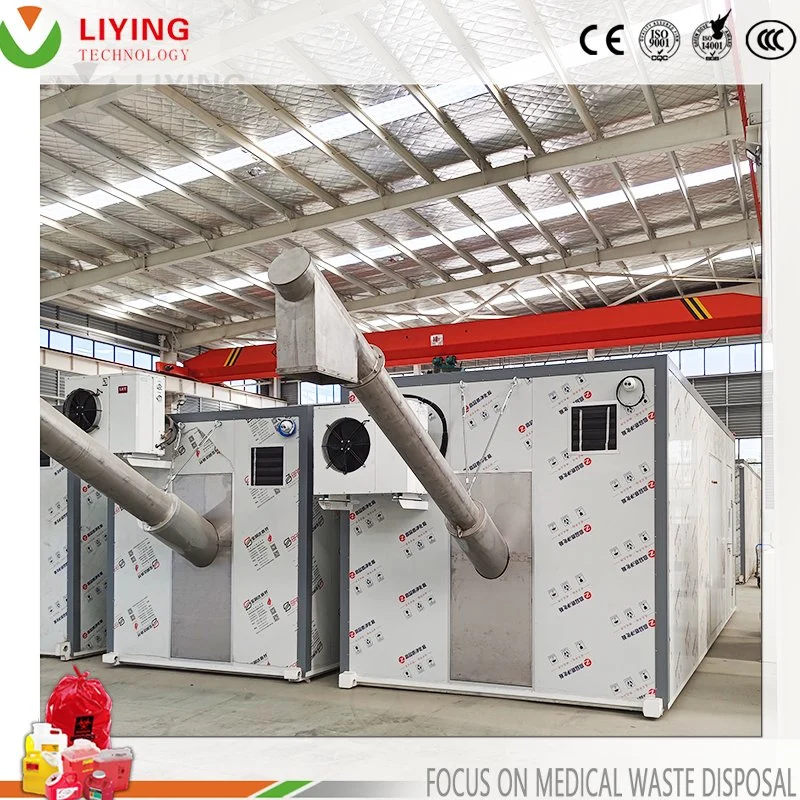 Zero Emission Medical Rubbish Sterilizer Hospital Waste Disposal Machine Waste Management System