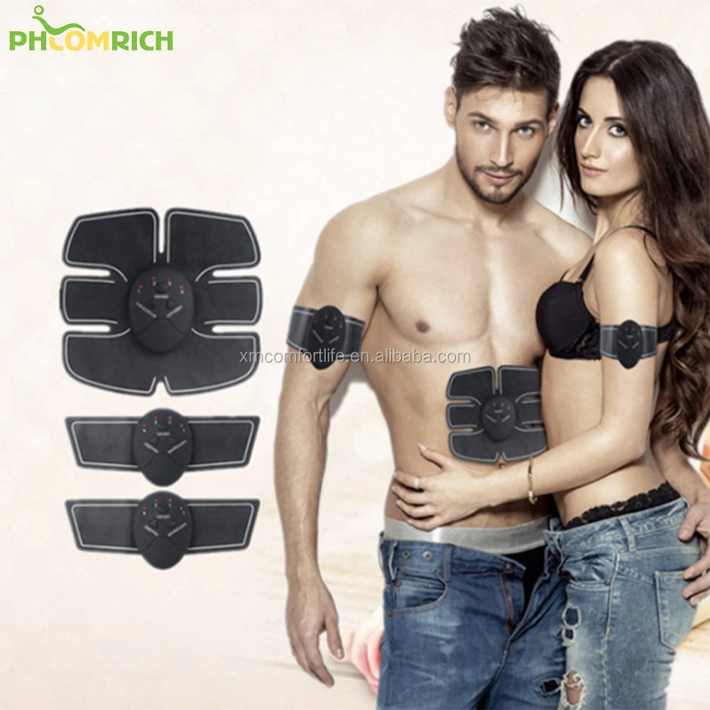 Electric 6 Pack ABS Muscle Stimulator Rechargeable Slimming Massage Belt