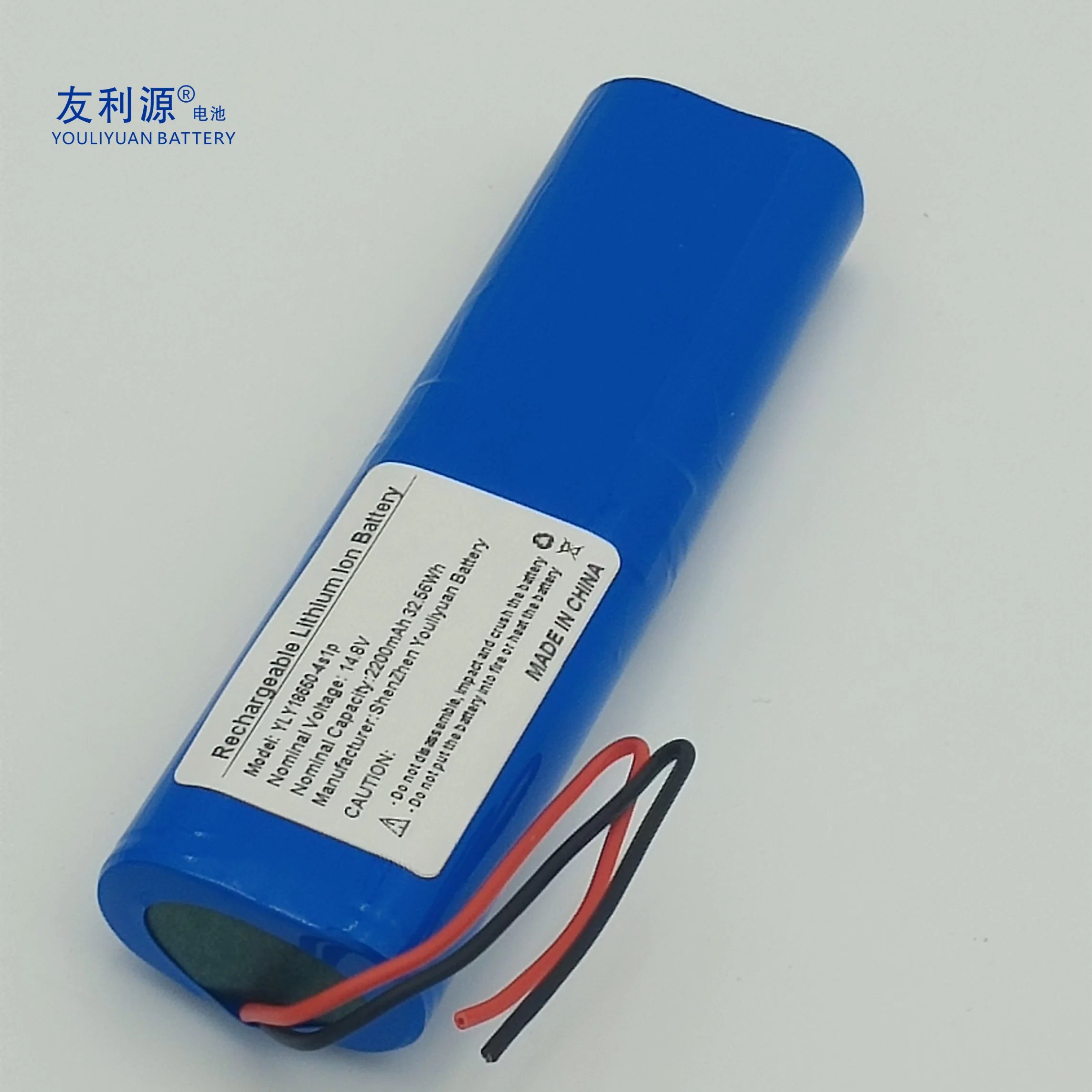 Factory New Product 18650 Cells 4s1p 14.8 V 2200mAh Cordless Power Tools Vacuum Cleaners Li-ion Battery