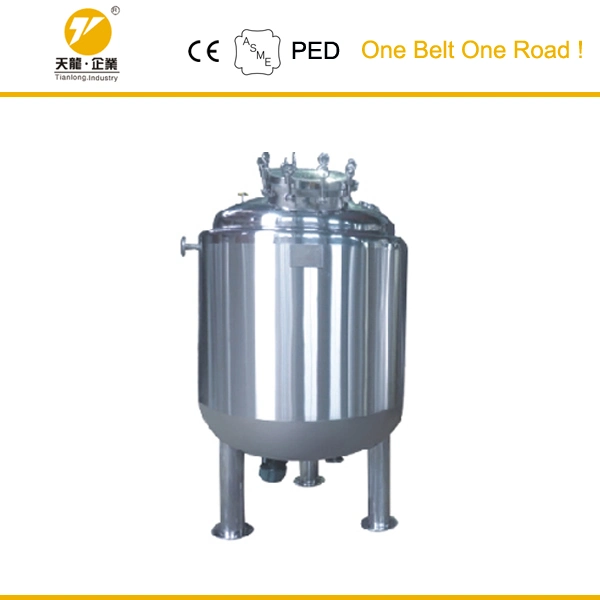 100 Gallon Cone Bottom Stainless Steel Storage Vessel