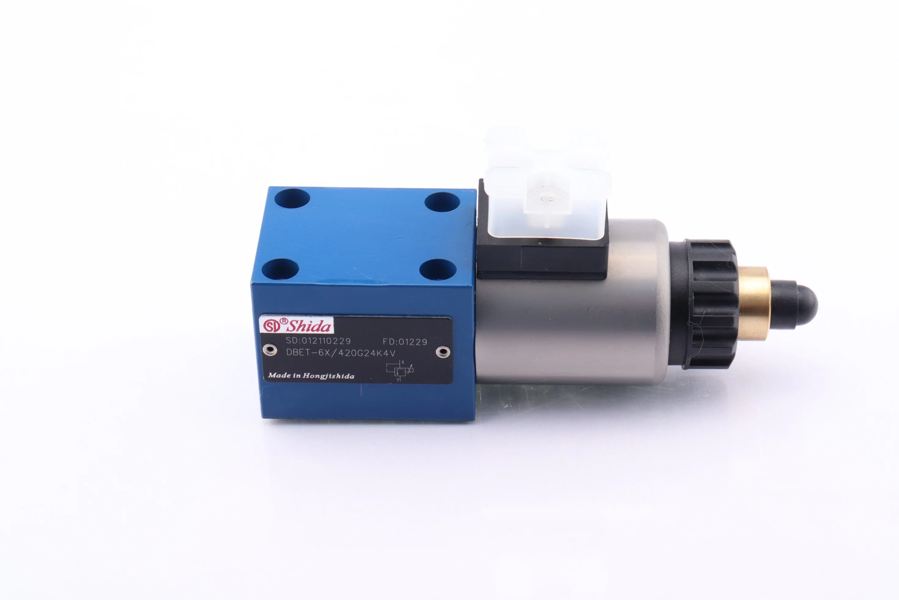 Dbet-6X Proportional Relief Valve (Integratedelectronics(OBE) with type DBETE: Little manufacturing tolerance ofthe command value pressure characteristic curve)