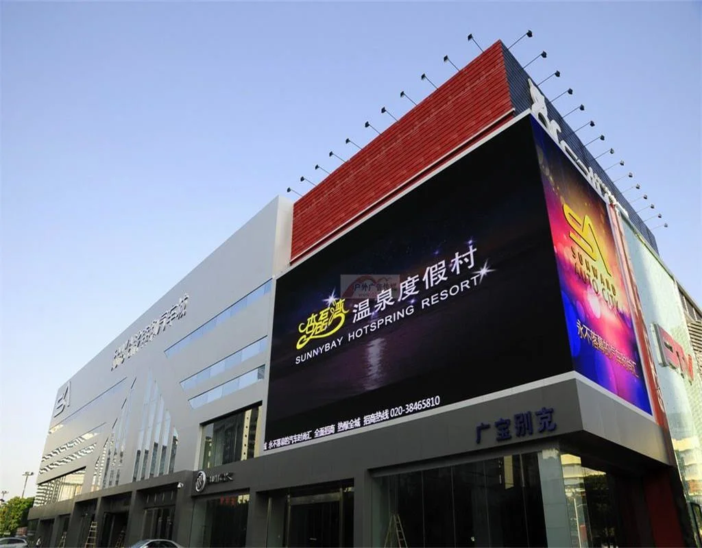 Outdoor Waterproof P10 Fixed Advertising Video Screen SMD LED Display