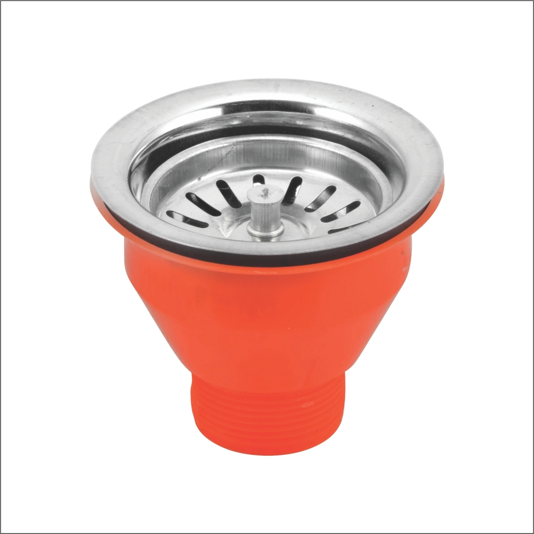 Kitchen Sink Stainless Steel Sanitary Ware Basket Strainer with Drain Assembly