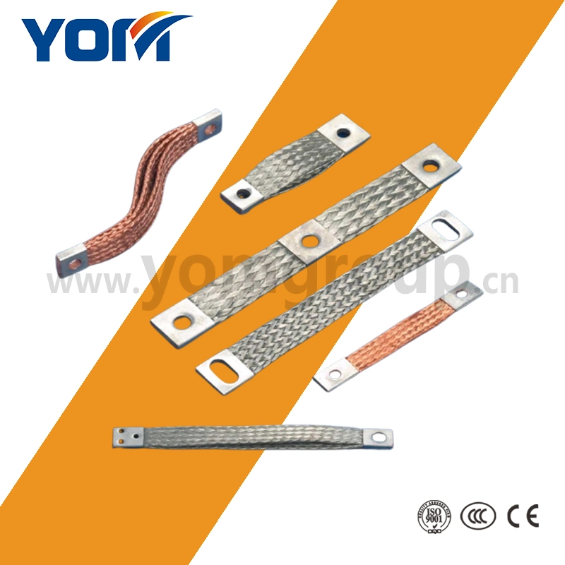 Ground Wire Silver-Plated Flexible Copper Braid Busbar Link Connector