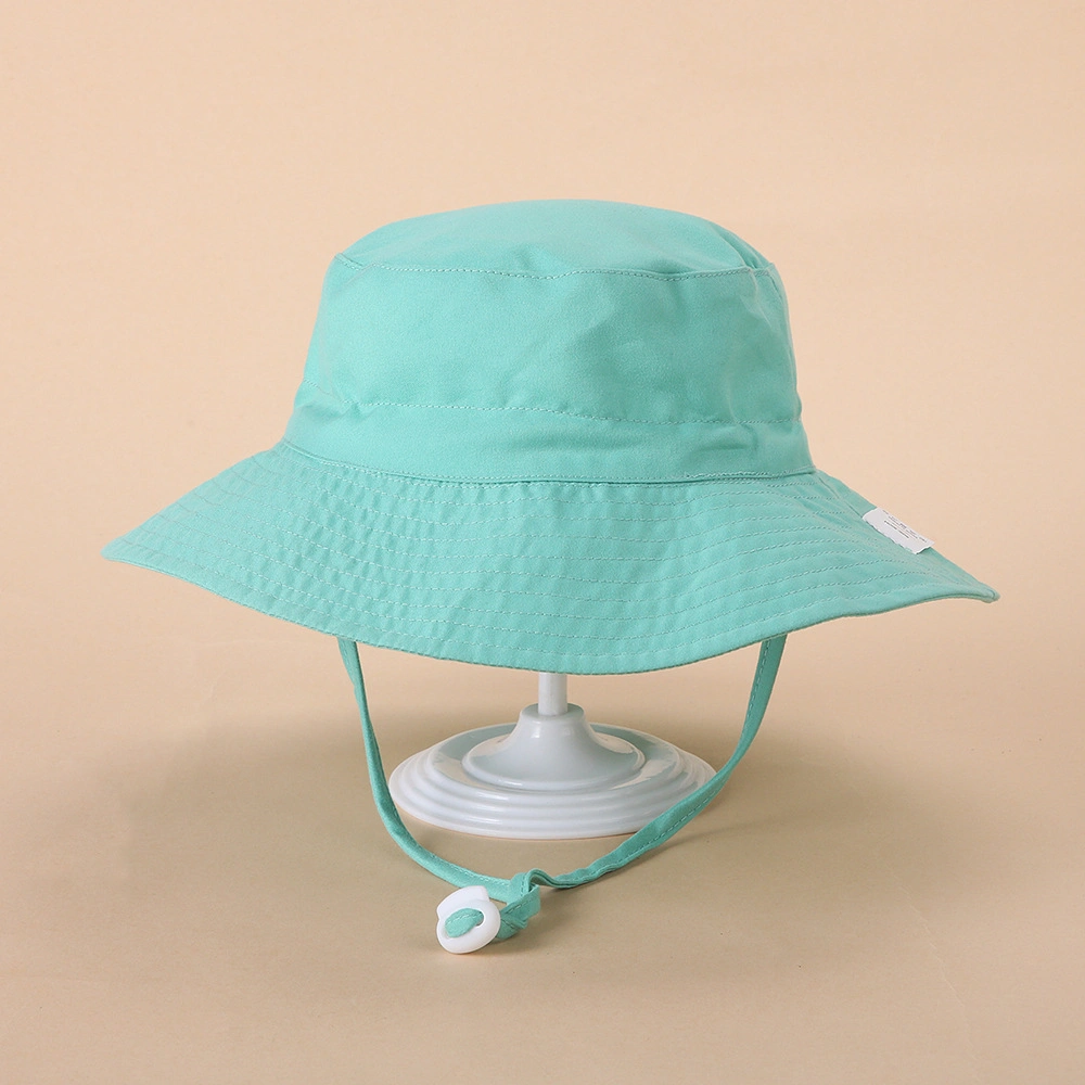 Hot Sale Popular Outdoor Cotton Plain Colorful Children Kids Fashion Hats Summer Sun Hat Bucket Cap