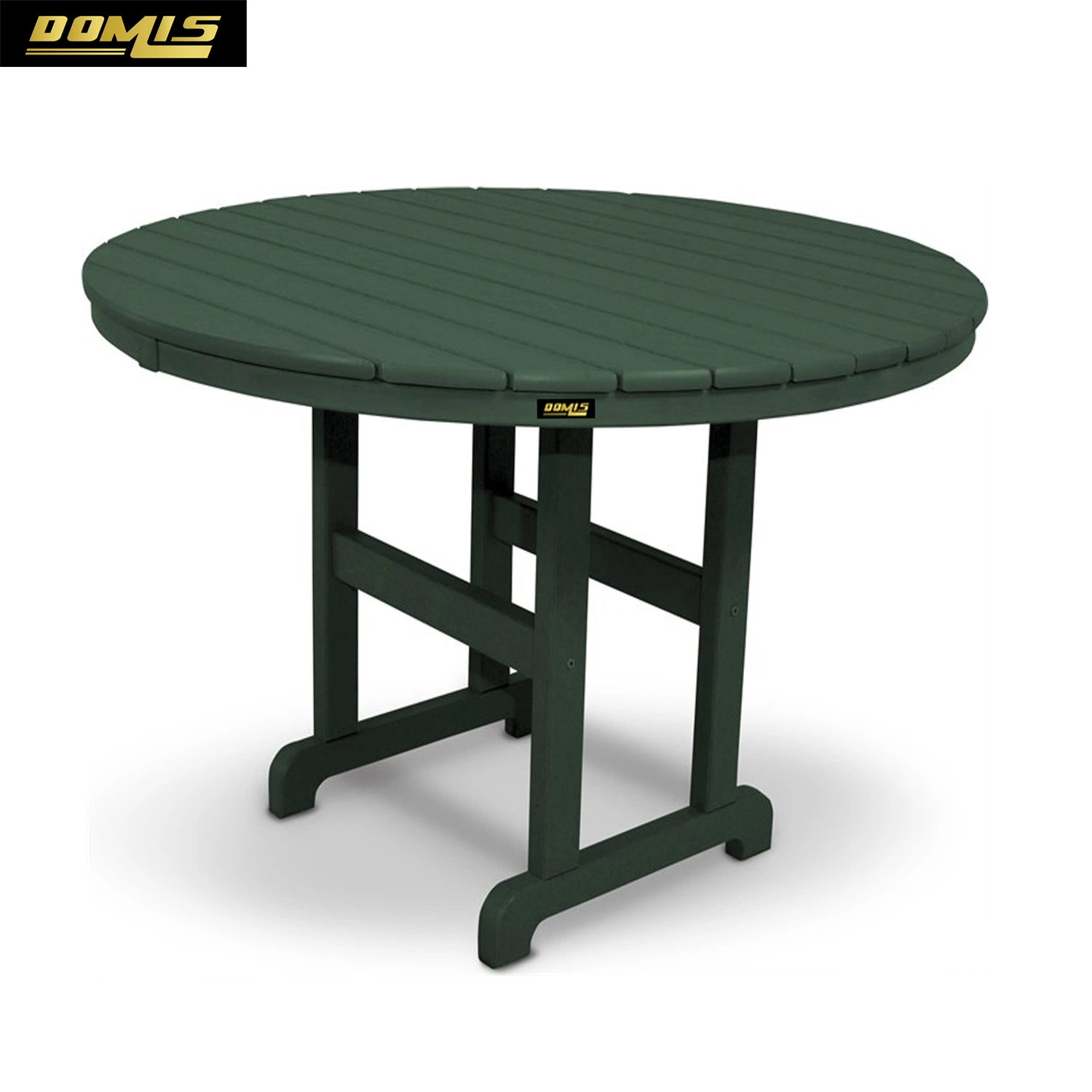 Patio Garden Poly Wood Adirondack Round Dining Table