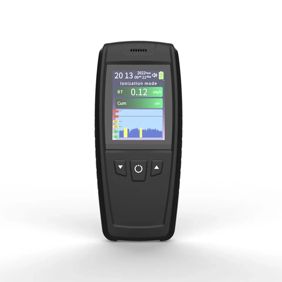 Handheld Nuclear Radiation Detector Meter Monitor Dose Household Laboratory Hospital Multifunction Alarm Ionizing Dosimeter Radiometer for Radiation Measurement