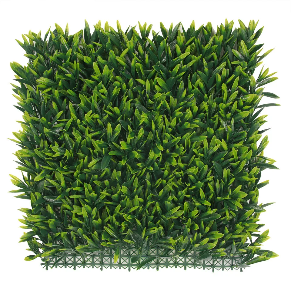 Outdoor Backdrop Faux Plant Plastic Grass Hedge Boxwood Artificial Green Wall for Garden Decoration