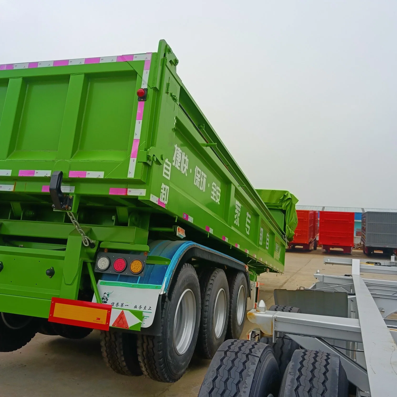 Factory Price Heavy Duty Lifetime After-Sales Brand Tipper Dump Semi Trailer