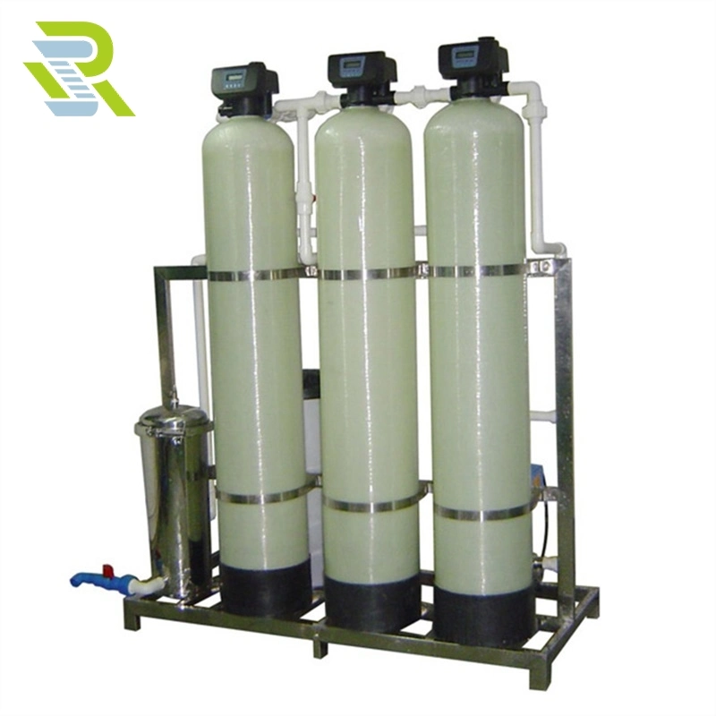 Hh 100-10000L/H Water Softener for Distillation Equipment Hard Water/Well Water Treatment Machine