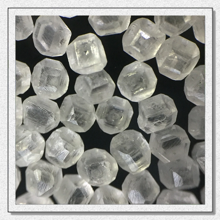 White Lab Made 3 Carat Uncut Rough Hpht Diamond