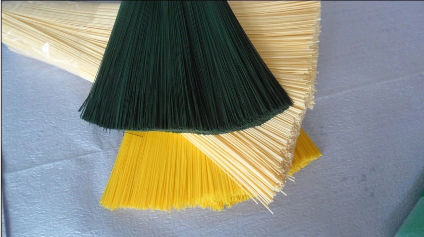 Supply of PVC Mixed Color Filament, Elasticity Fleece Bristles, Customized Corrugated Silk