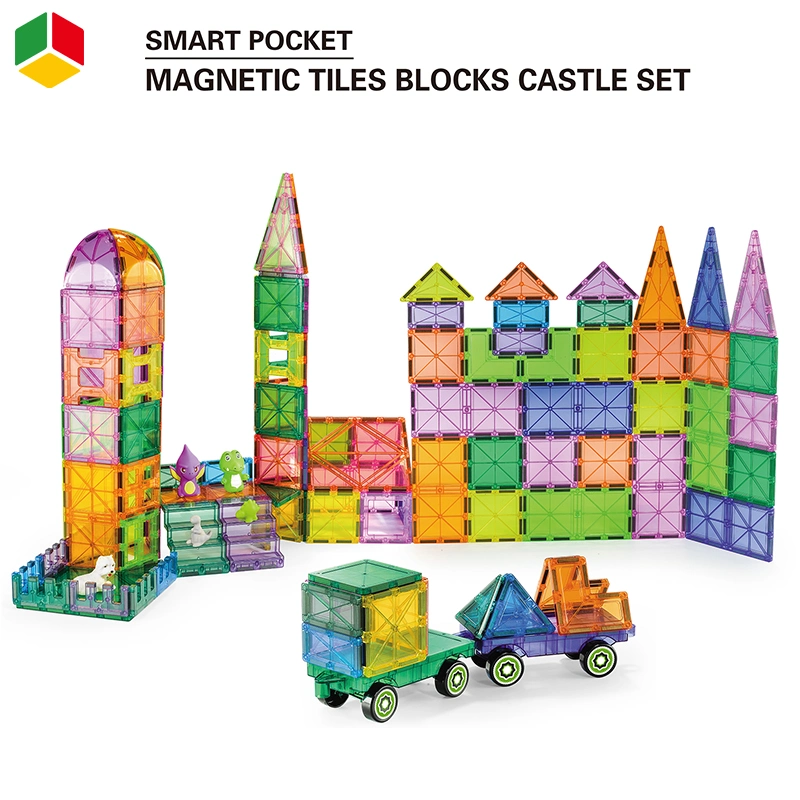 QS 113 PCS Luxury Magnetic Castle Building Brick Block Toys for Children