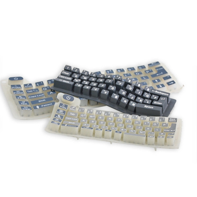 Clavier en caoutchouc silicone personnalisé / capuchon de clé en caoutchouc pour télécommande