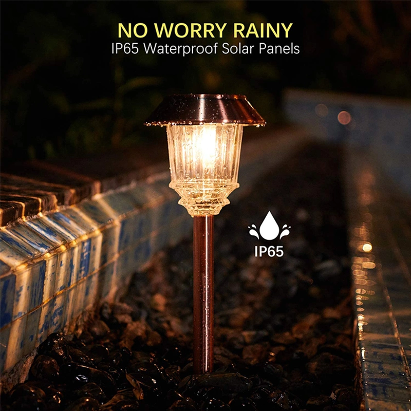 New Design Rechargeable Outdoor Flickering Solar Flame Light LED Garden Flame Lamp