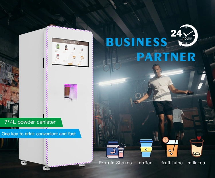 Gym Commercial Vending Machine Payment System for Stand-by Protein Shakes Machine