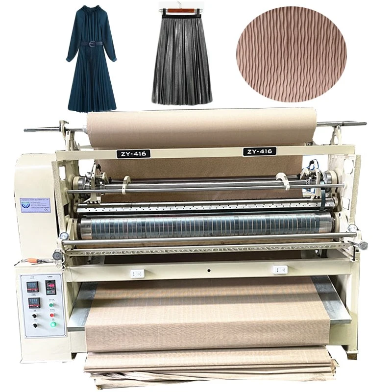 217 Fabric Rotary Paper Pleating Machine Automatic