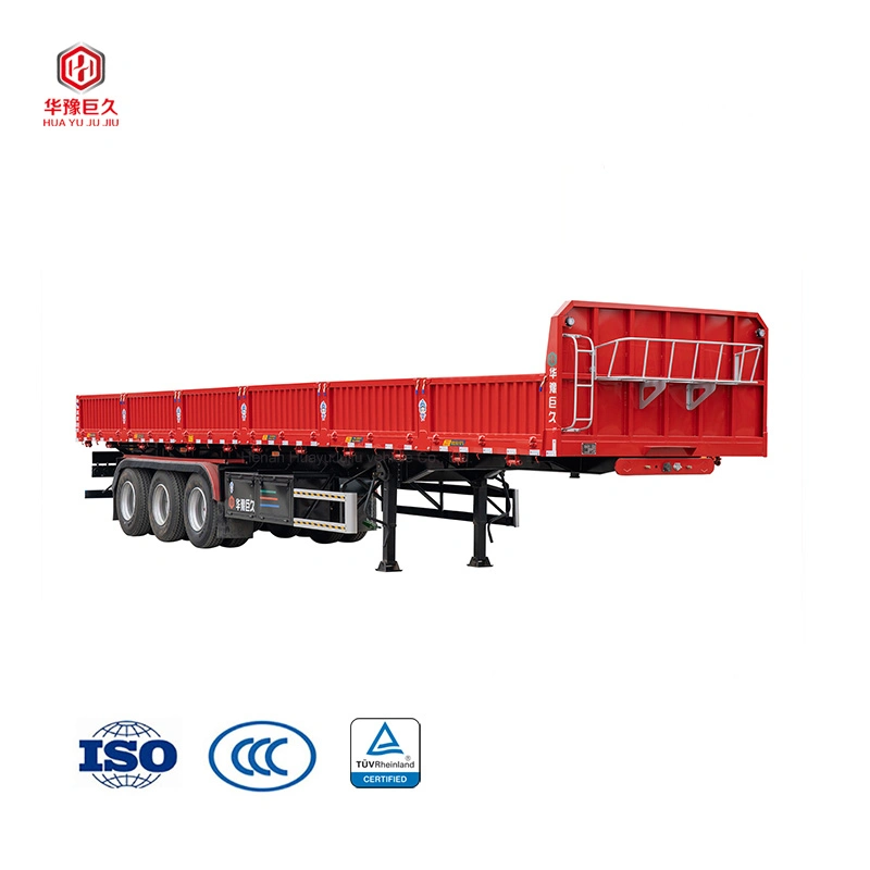 Best Selling in Australia 3axle 40-60FT Side Dump Tipper Semi Trailer /Tractor Truck with ABS Sales