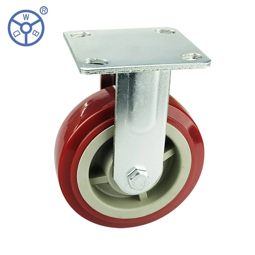 Hot Sale 4 Inch PVC Heavy Duty Industrial Plastic Core Swivel Plate Caster