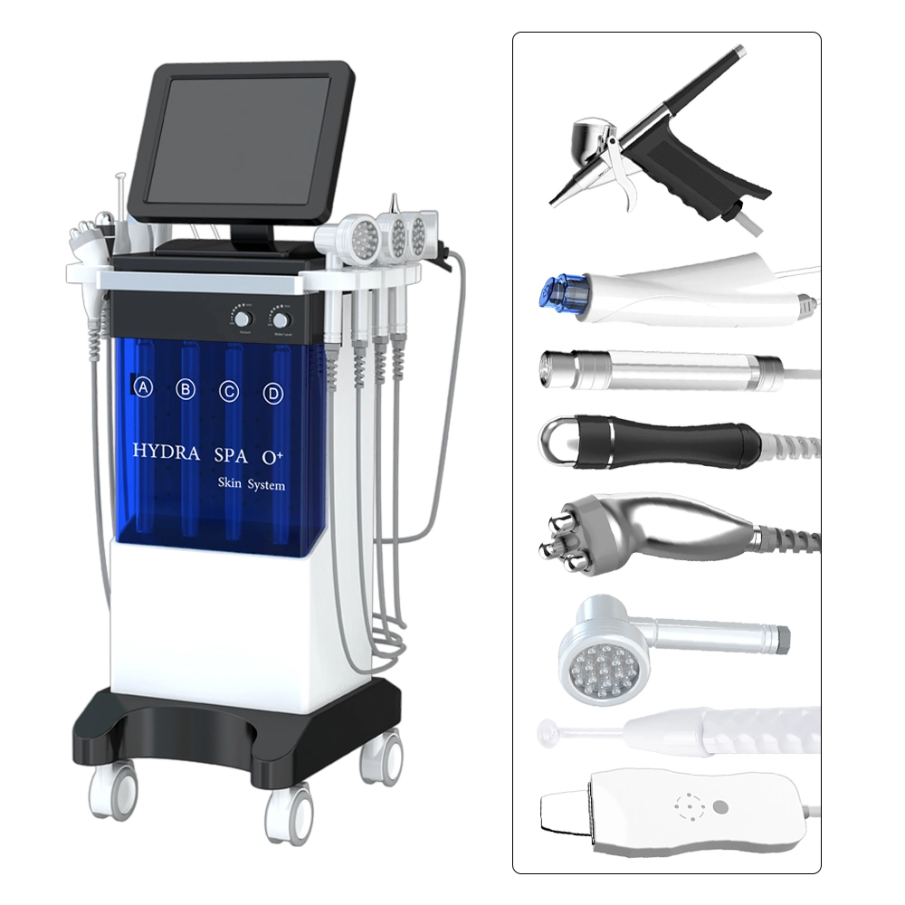 9 en 1 Salon de Beauté Soins du Visage Hydra Dermabrasion Machine