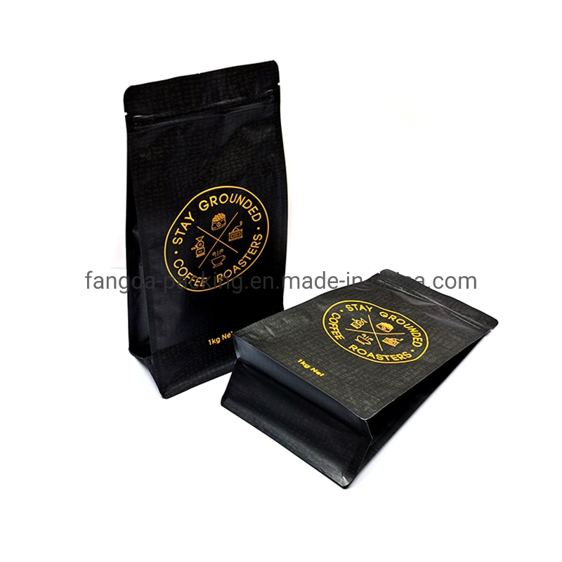 250 g de café torréfié sac ziplock sachets emballages souples