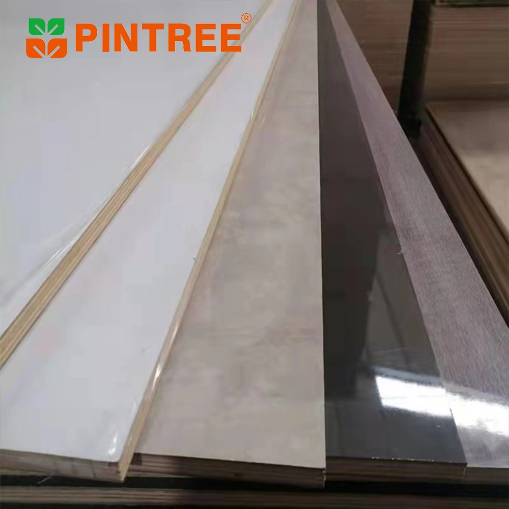 Chinese Factory High Gloss Wood Plywood Shuttering Plywood