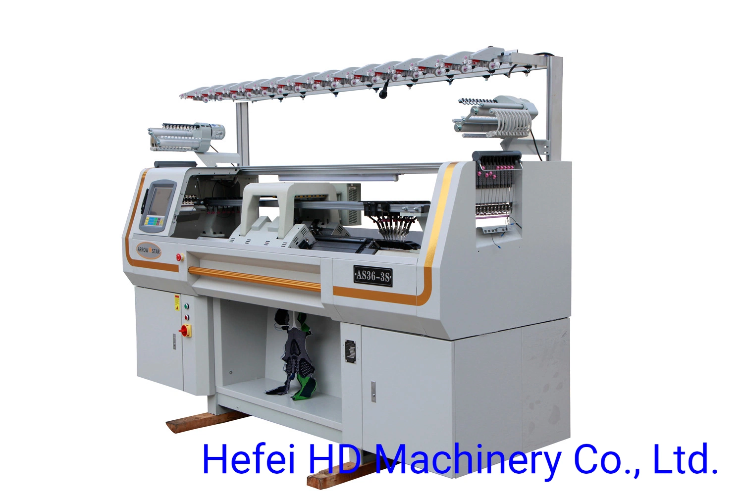 Fully Jacquard 3 System Flat Knitting Machine for 3D Fly Knit Shoes Upper