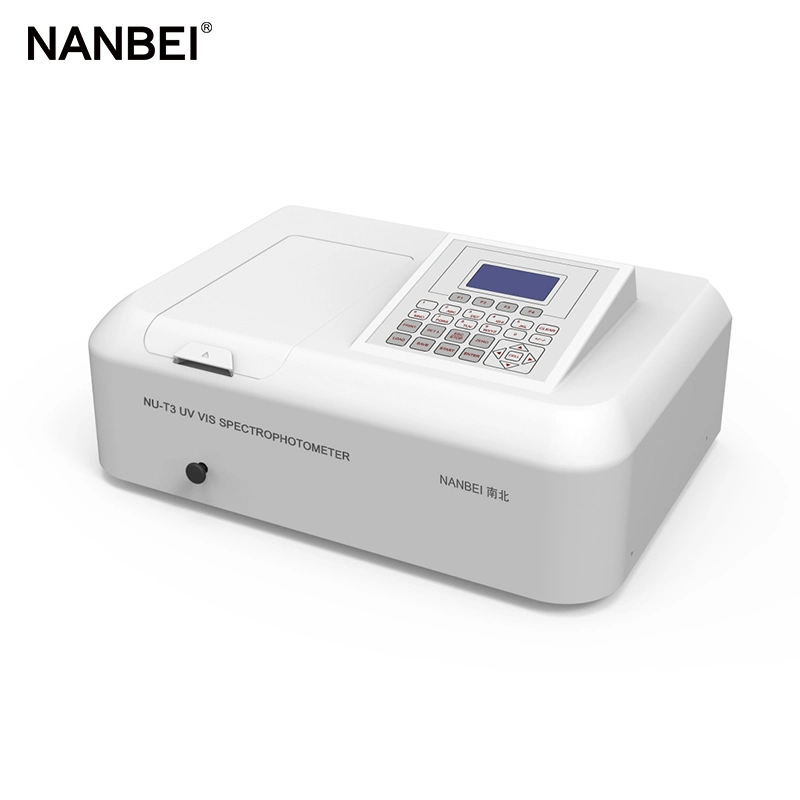 Nanbei UV Visible Spectrophotometer Laboratory Spectrometer Device Single Beam UV Vis Spectrophotometer