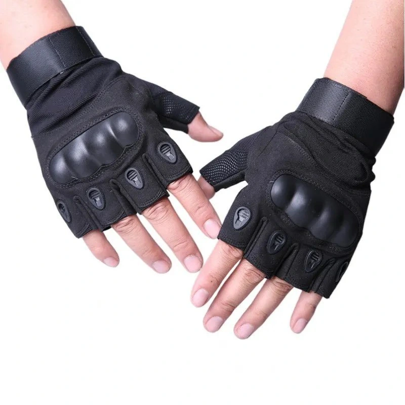 Hppe Half Finger Combat Cut Resistant Stab Proof Tactical Gloves